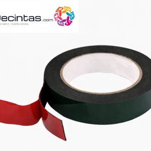 Cinta doble faz espuma EVA negra 1mm – 18mm×10m (BY-ES10)